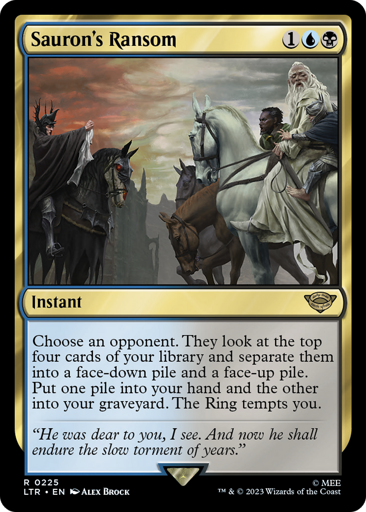 Sauron's Ransom [The Lord of the Rings: Tales of Middle-Earth] - Magic: The Gathering - Card Brawlers | Quebec | Canada |