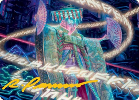 Satsuki, the Living Lore Art Card (Gold-Stamped Signature) [Kamigawa: Neon Dynasty Art Series] - Magic: The Gathering - Card Brawlers | Quebec | Canada |