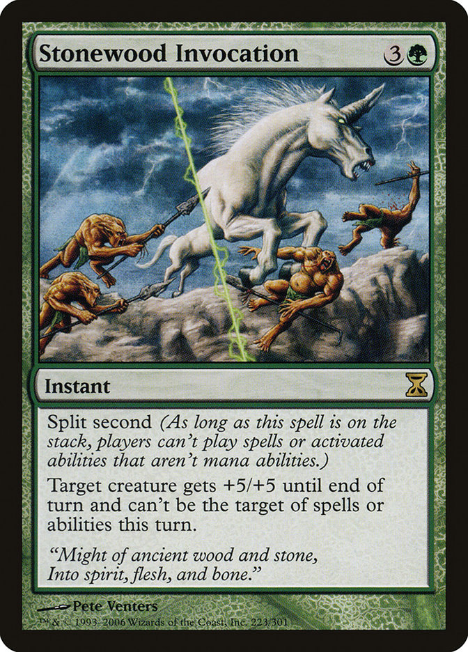 Stonewood Invocation [Time Spiral] - Magic: The Gathering - Card Brawlers | Quebec | Canada |