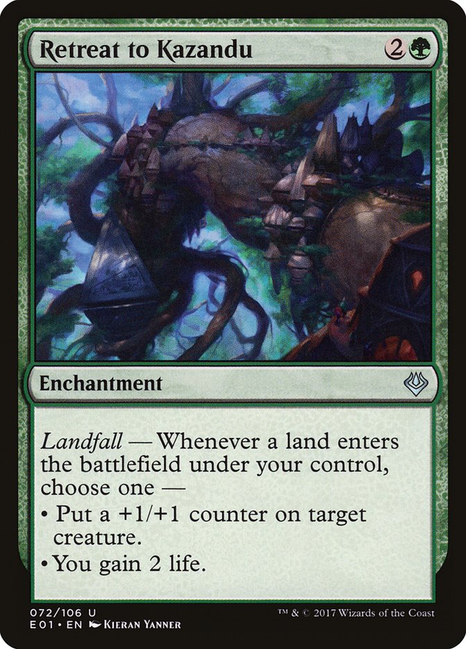 Retreat to Kazandu [Archenemy: Nicol Bolas] - Magic: The Gathering - Card Brawlers | Quebec | Canada |