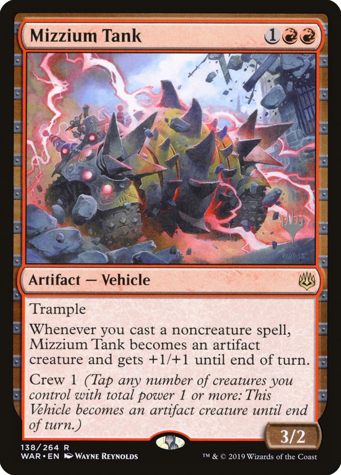 Mizzium Tank (Promo Pack) [War of the Spark Promos] - Magic: The Gathering - Card Brawlers | Quebec | Canada |