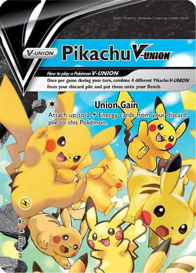 Pikachu V-UNION (SWSH139) (Celebrations) [Sword & Shield: Black Star Promos] - Pokémon - Card Brawlers | Quebec | Canada |