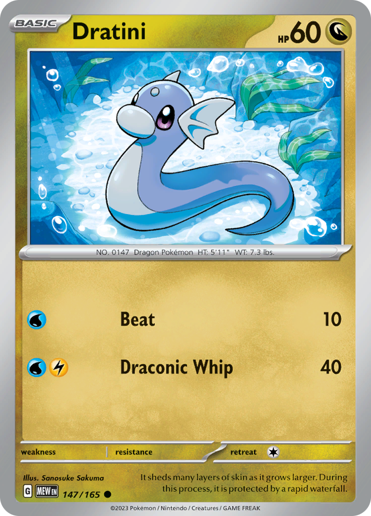 Dratini (147/165) [Scarlet & Violet 151] - Pokémon - Card Brawlers | Quebec | Canada |
