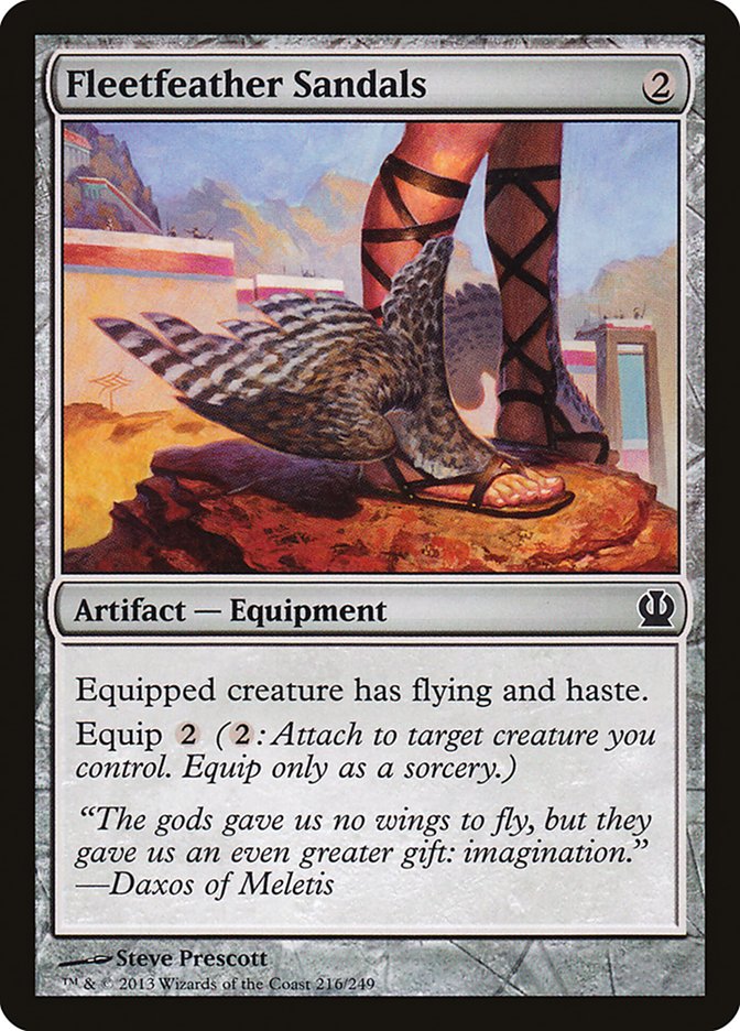 Fleetfeather Sandals [Theros] - Magic: The Gathering - Card Brawlers | Quebec | Canada |