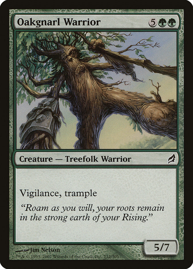 Oakgnarl Warrior [Lorwyn] - Magic: The Gathering - Card Brawlers | Quebec | Canada |