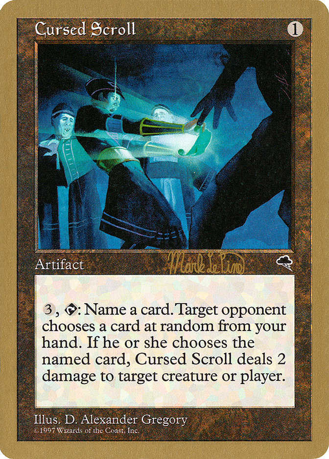 Cursed Scroll (Mark Le Pine) [World Championship Decks 1999] - Magic: The Gathering - Card Brawlers | Quebec | Canada |