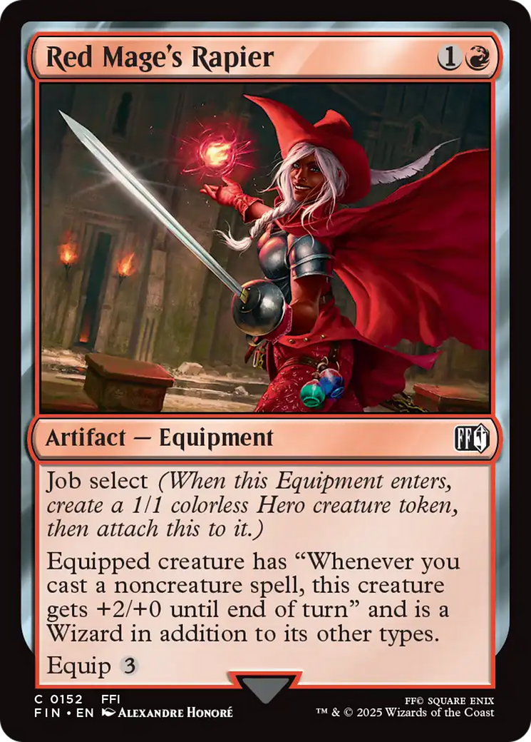 Red Mage's Rapier [FINAL FANTASY] - Magic: The Gathering - Card Brawlers | Quebec | Canada |