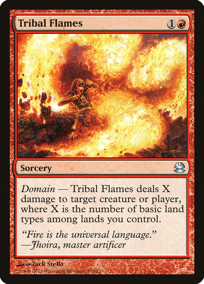 Tribal Flames [Modern Masters] - Magic: The Gathering - Card Brawlers | Quebec | Canada |