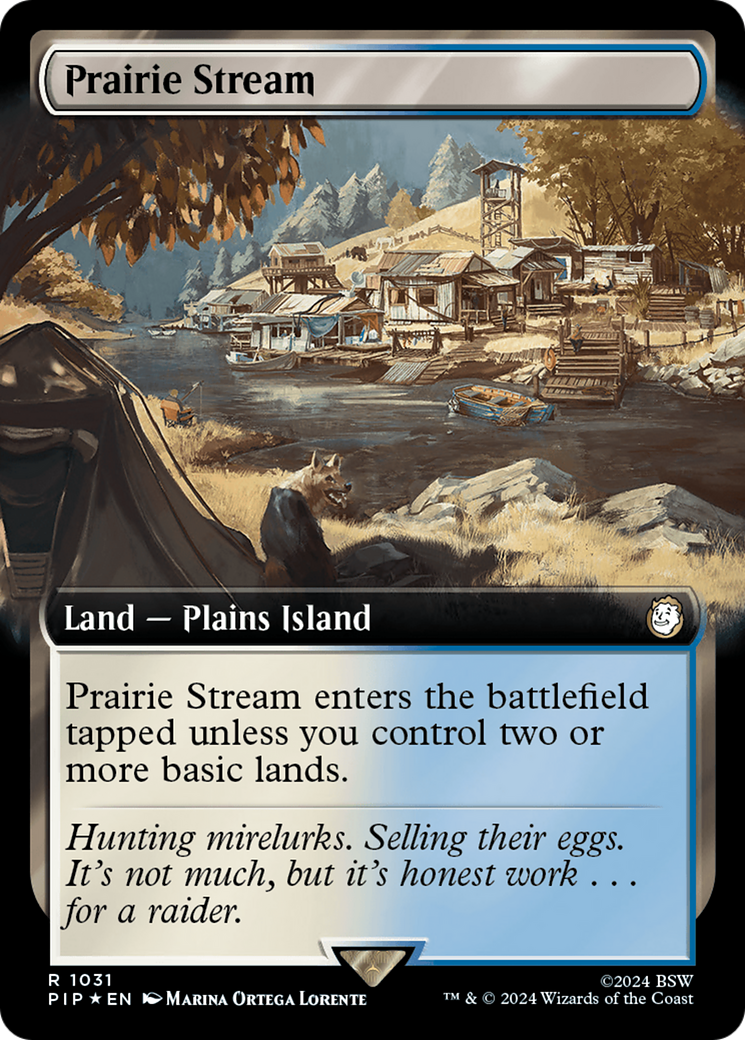 Prairie Stream (Extended Art) (Surge Foil) [Fallout] - Magic: The Gathering - Card Brawlers | Quebec | Canada |