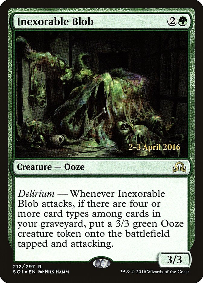 Inexorable Blob [Shadows over Innistrad Prerelease Promos] - Magic: The Gathering - Card Brawlers | Quebec | Canada |