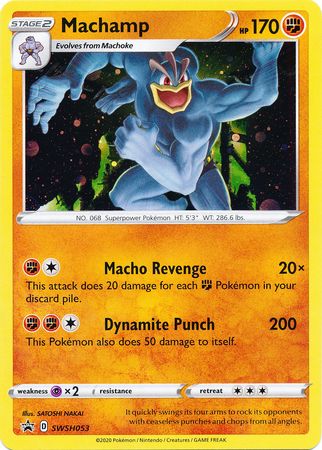 Machamp (SWSH053) [Sword & Shield: Black Star Promos] - Pokémon - Card Brawlers | Quebec | Canada |