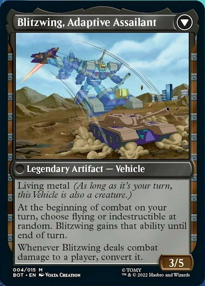 Blitzwing, Cruel Tormentor // Blitzwing, Adaptive Assailant [Transformers] - Magic: The Gathering - Card Brawlers | Quebec | Canada |