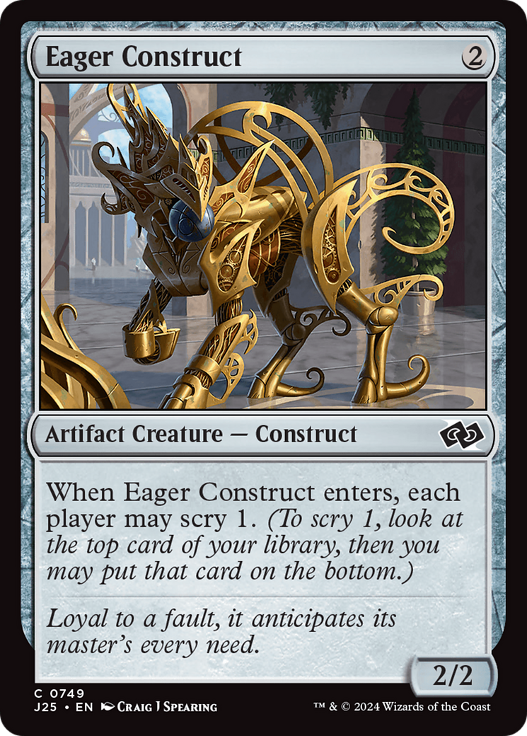 Eager Construct [Foundations Jumpstart] - Magic: The Gathering - Card Brawlers | Quebec | Canada |