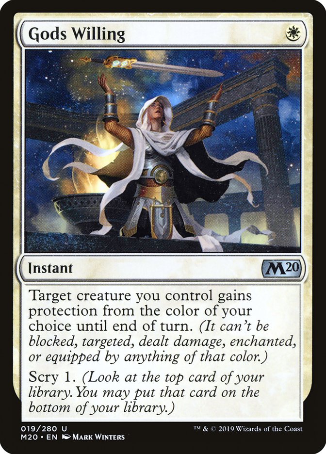 Gods Willing [Core Set 2020] - Magic: The Gathering - Card Brawlers | Quebec | Canada |