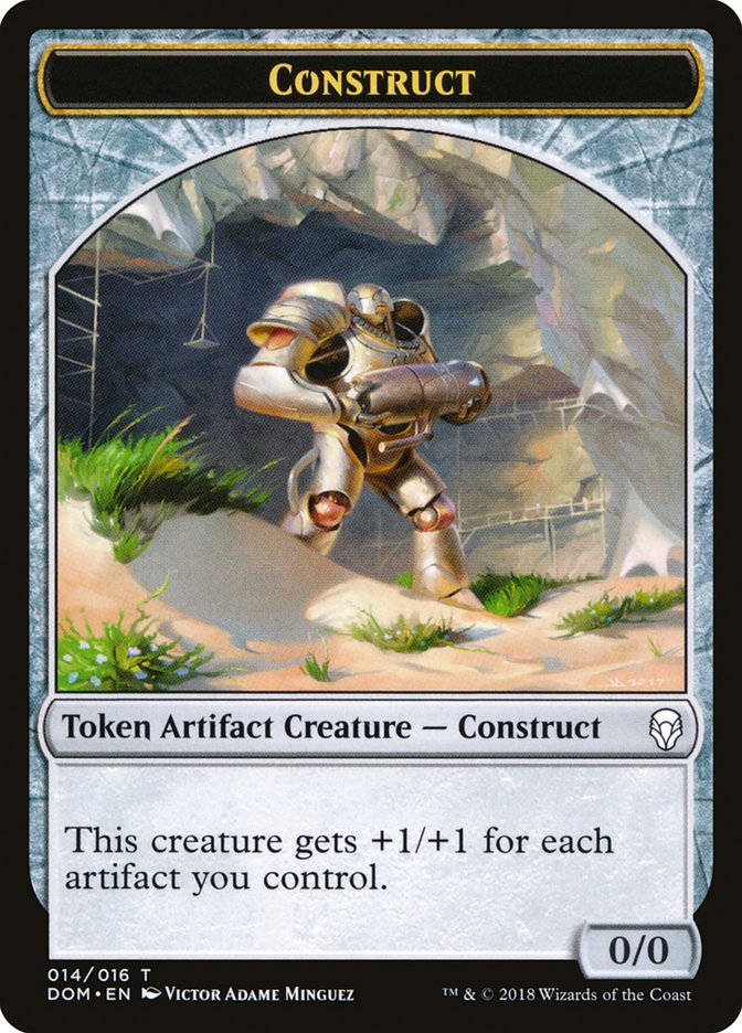 Construct Token [Dominaria Tokens] - Magic: The Gathering - Card Brawlers | Quebec | Canada |