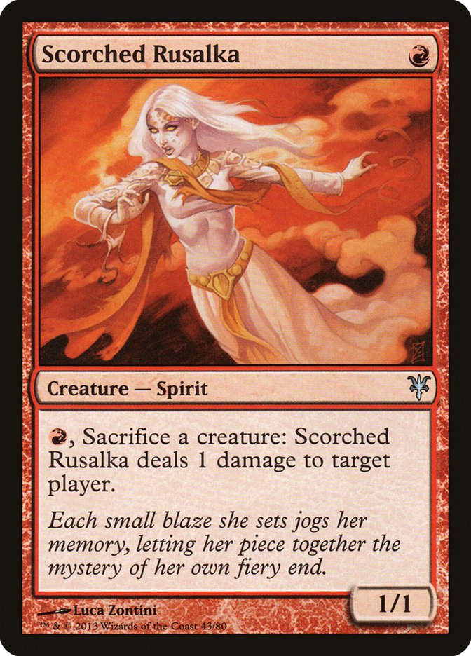 Scorched Rusalka [Duel Decks: Sorin vs. Tibalt] - Magic: The Gathering - Card Brawlers | Quebec | Canada |