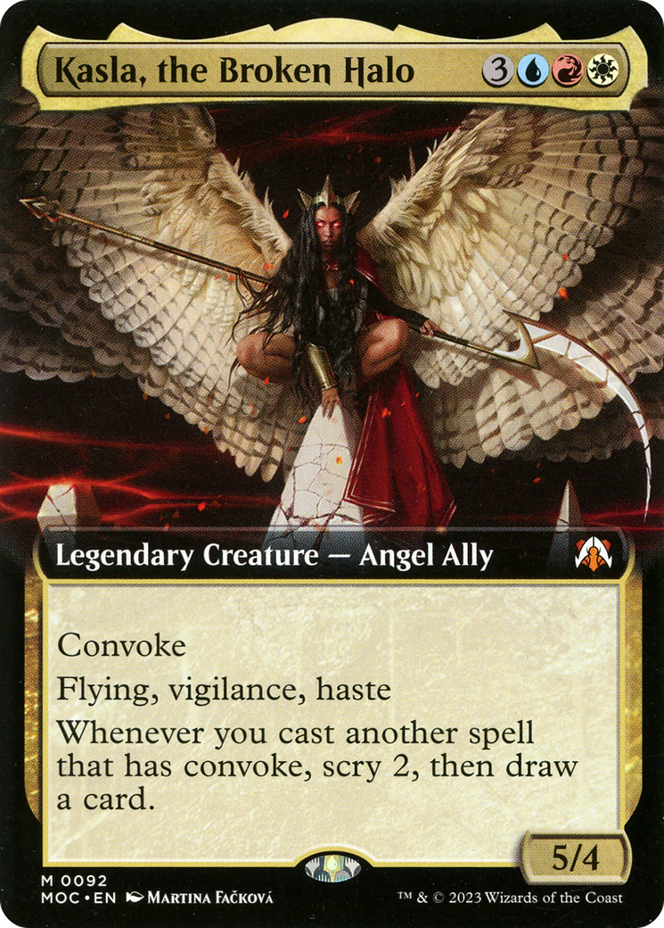 Kasla, the Broken Halo (Extended Art) [March of the Machine Commander] - Magic: The Gathering - Card Brawlers | Quebec | Canada |