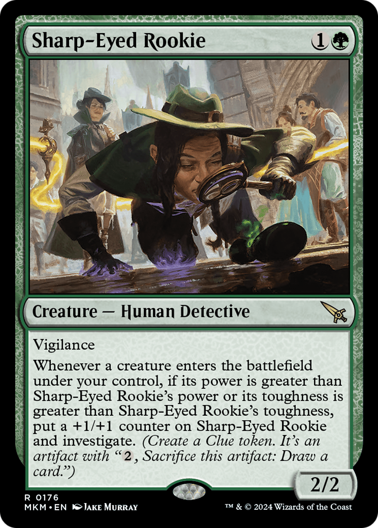 Sharp-Eyed Rookie [Murders at Karlov Manor] - Magic: The Gathering - Card Brawlers | Quebec | Canada |