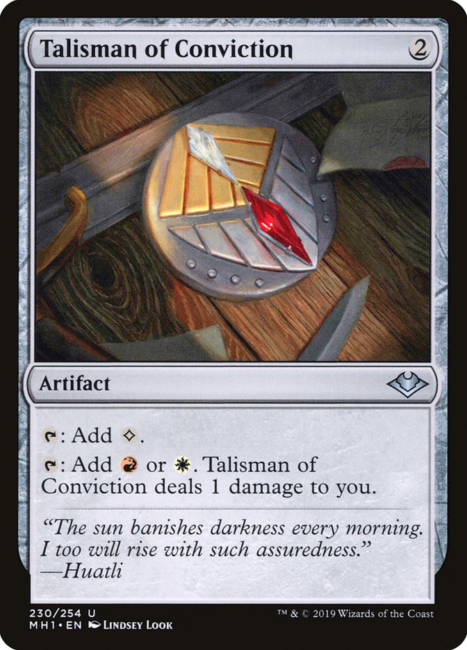 Talisman of Conviction [Modern Horizons] - Magic: The Gathering - Card Brawlers | Quebec | Canada |