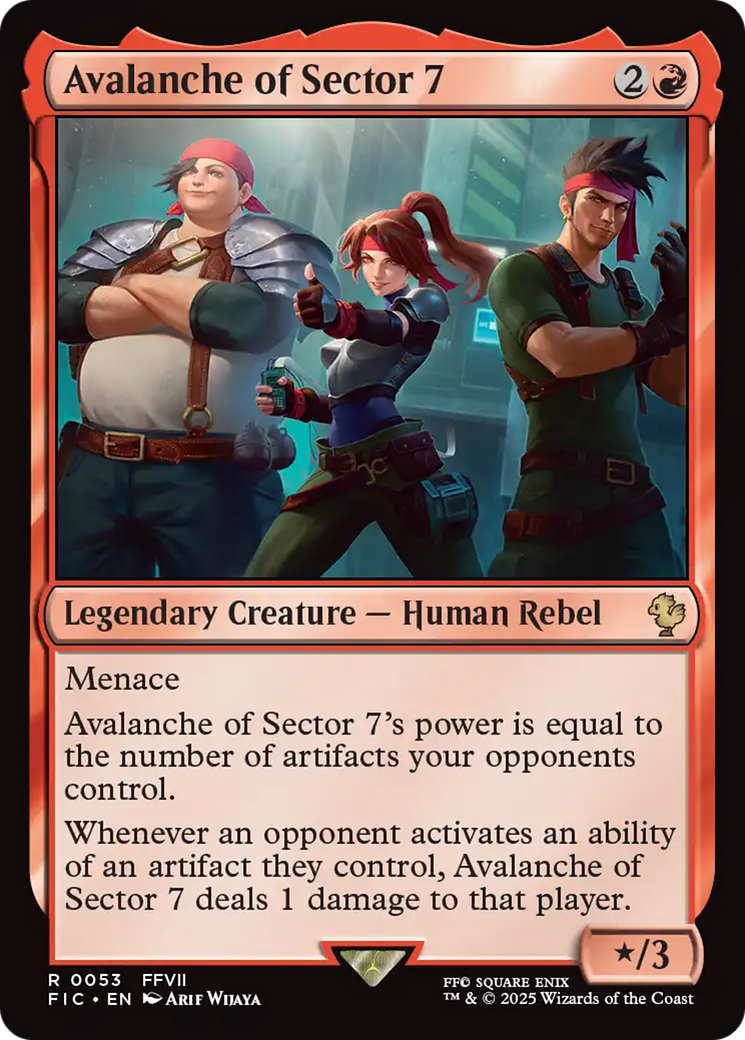 Avalanche of Sector 7 [FINAL FANTASY Commander] - Magic: The Gathering - Card Brawlers | Quebec | Canada |