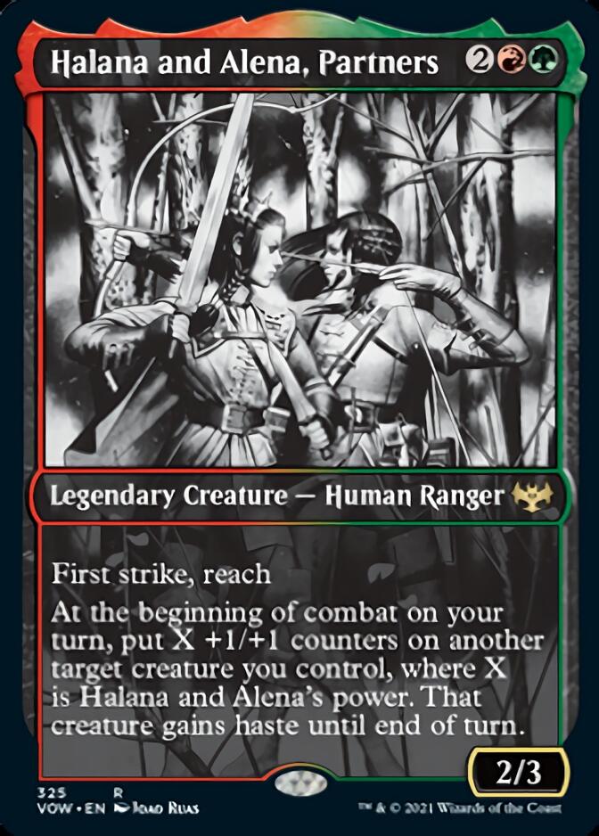 Halana and Alena, Partners (Showcase Eternal Night) [Innistrad: Crimson Vow] - Magic: The Gathering - Card Brawlers | Quebec | Canada |