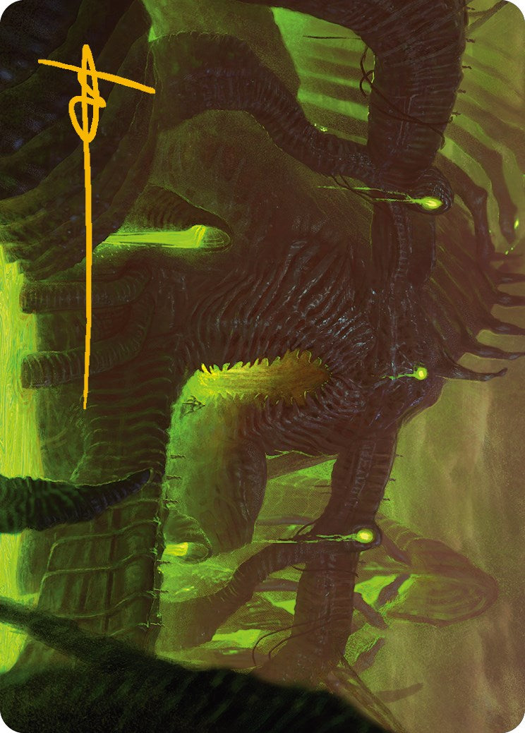 The Dross Pits Art Card (Gold-Stamped Signature) [Phyrexia: All Will Be One Art Series] - Magic: The Gathering - Card Brawlers | Quebec | Canada |