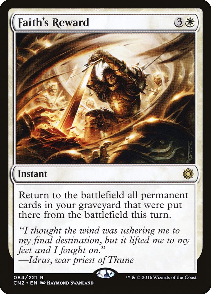 Faith's Reward [Conspiracy: Take the Crown] - Magic: The Gathering - Card Brawlers | Quebec | Canada |