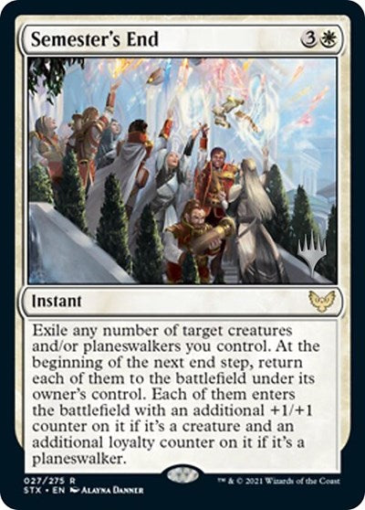 Semester's End (Promo Pack) [Strixhaven: School of Mages Promos] - Magic: The Gathering - Card Brawlers | Quebec | Canada |