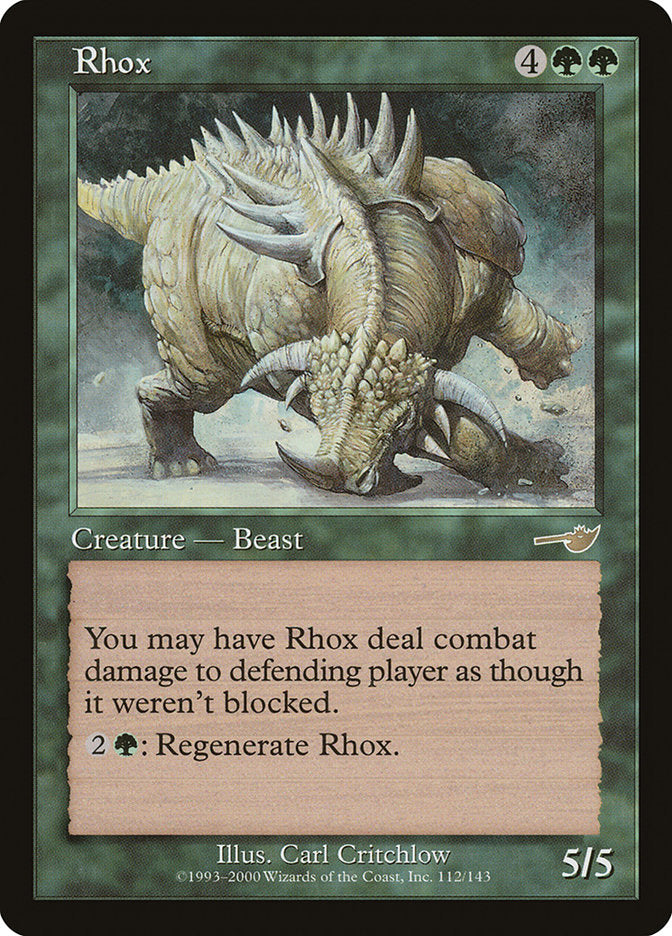 Rhox [Nemesis] - Magic: The Gathering - Card Brawlers | Quebec | Canada |