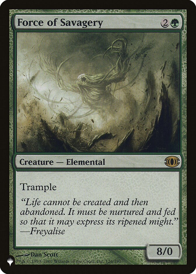 Force of Savagery [The List] - Magic: The Gathering - Card Brawlers | Quebec | Canada |