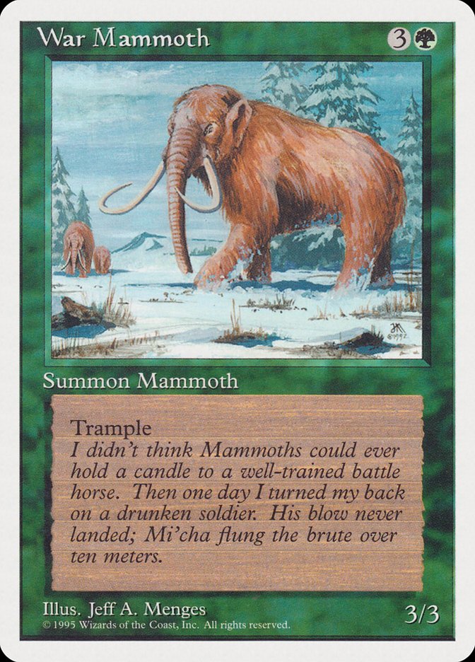 War Mammoth [Rivals Quick Start Set] - Magic: The Gathering - Card Brawlers | Quebec | Canada |
