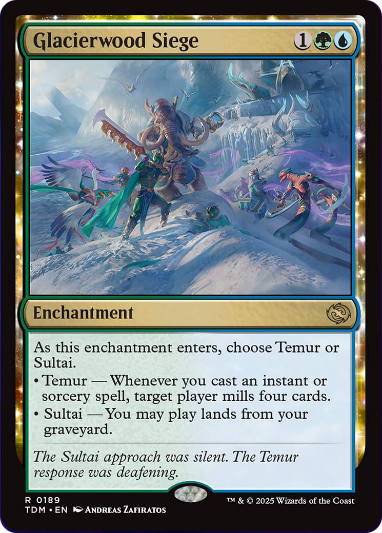 Glacierwood Siege [Tarkir: Dragonstorm] - Magic: The Gathering - Card Brawlers | Quebec | Canada |