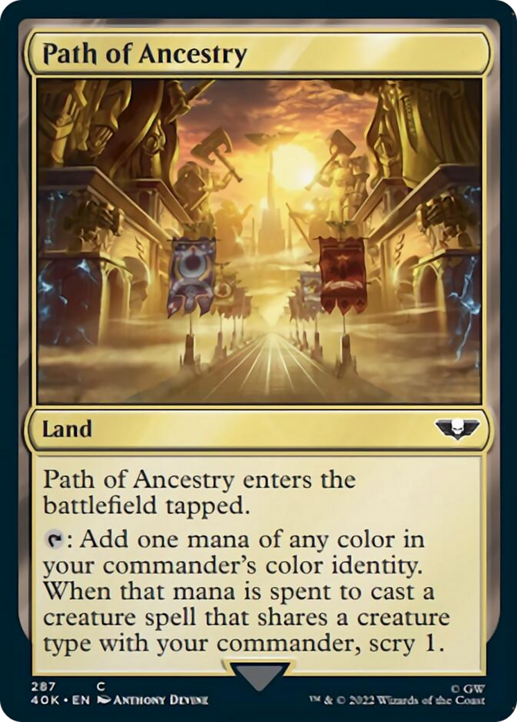 Path of Ancestry (Surge Foil) [Warhammer 40,000] - Magic: The Gathering - Card Brawlers | Quebec | Canada |