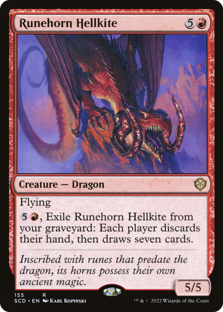 Runehorn Hellkite [Starter Commander Decks] - Magic: The Gathering - Card Brawlers | Quebec | Canada |