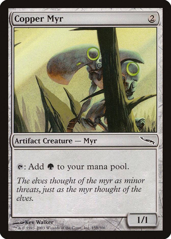 Copper Myr [Mirrodin] - Magic: The Gathering - Card Brawlers | Quebec | Canada |
