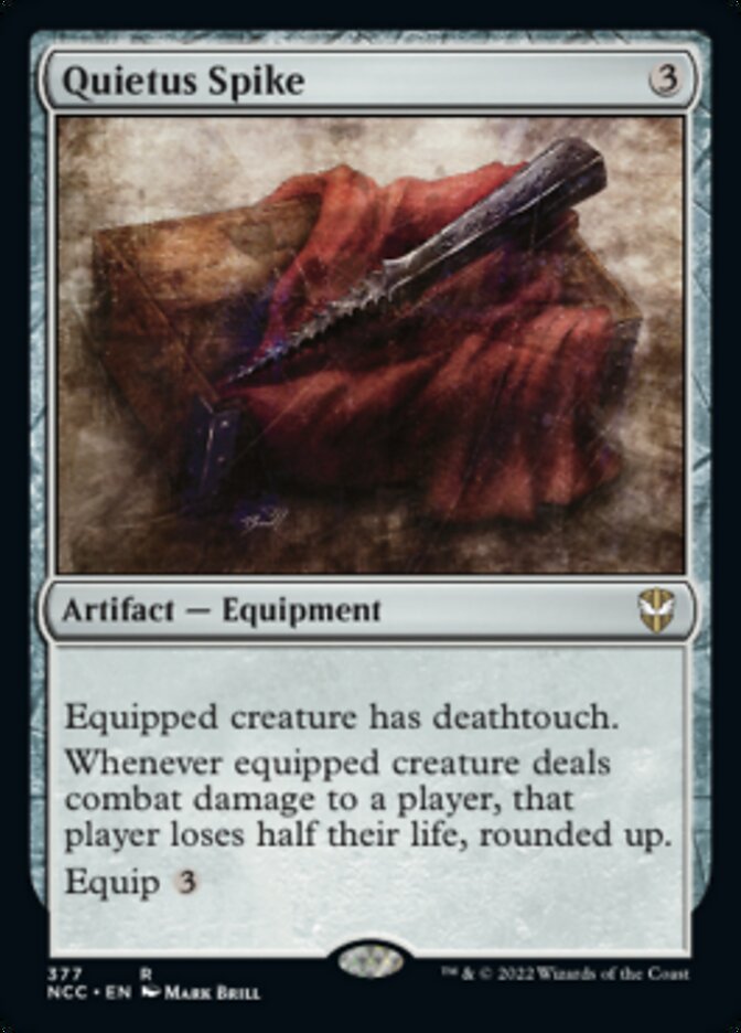 Quietus Spike [Streets of New Capenna Commander] - Magic: The Gathering - Card Brawlers | Quebec | Canada |
