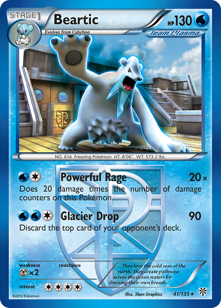 Beartic (41/135) [Black & White: Plasma Storm] - Pokémon - Card Brawlers | Quebec | Canada |