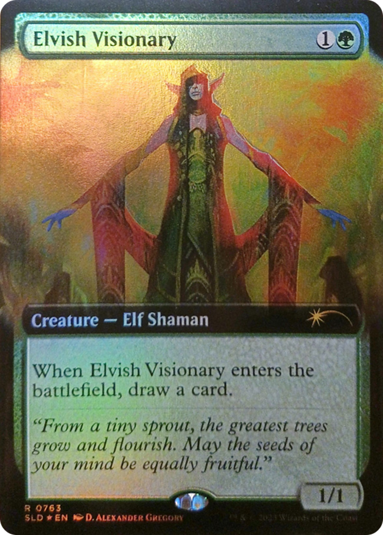 Elvish Visionary (Extended Art) [Secret Lair Drop Series] - Magic: The Gathering - Card Brawlers | Quebec | Canada |