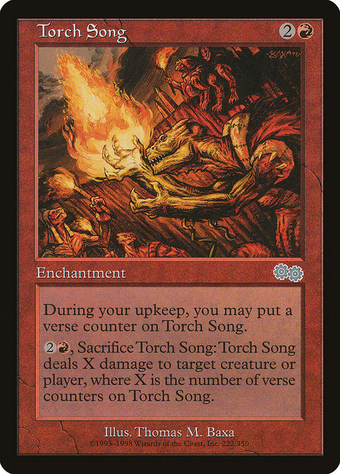 Torch Song [Urza's Saga] - Magic: The Gathering - Card Brawlers | Quebec | Canada |