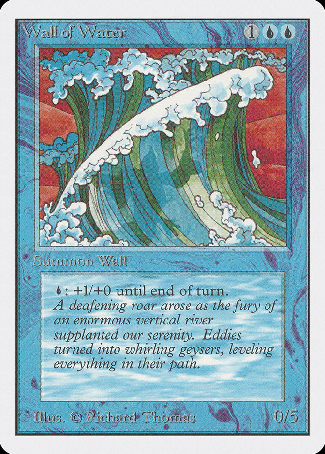Wall of Water [Unlimited Edition] - Magic: The Gathering - Card Brawlers | Quebec | Canada |