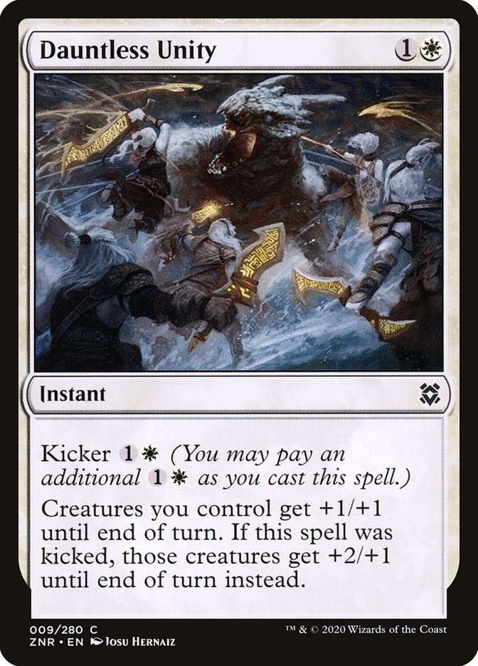 Dauntless Unity [Zendikar Rising] - Magic: The Gathering - Card Brawlers | Quebec | Canada |