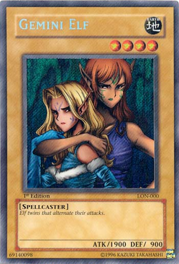 Gemini Elf [LON-000] Secret Rare - Yu-Gi-Oh! - Card Brawlers | Quebec | Canada |