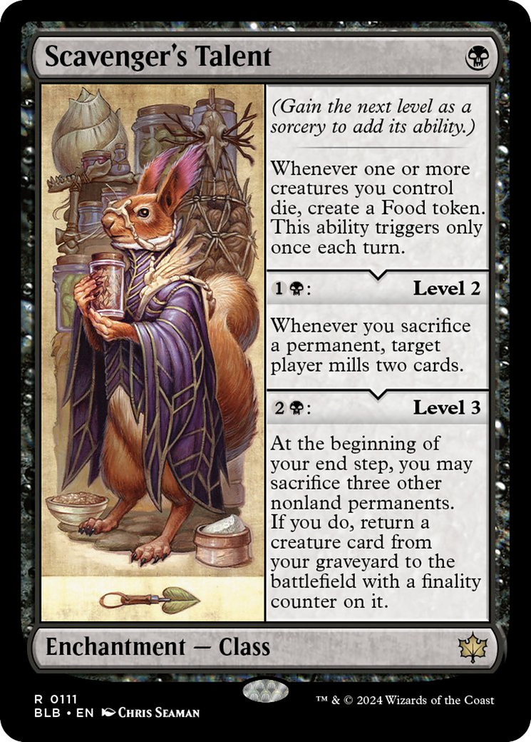 Scavenger's Talent [Bloomburrow] - Magic: The Gathering - Card Brawlers | Quebec | Canada |