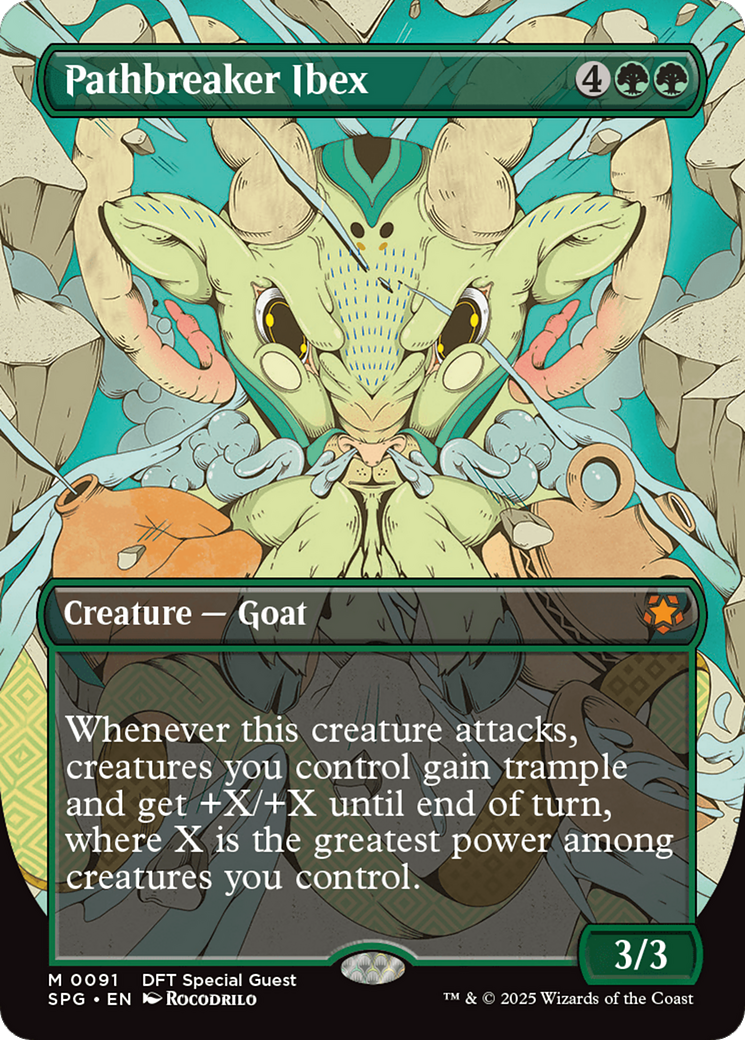 Pathbreaker Ibex (Borderless) [Aetherdrift Special Guests] - Magic: The Gathering - Card Brawlers | Quebec | Canada |
