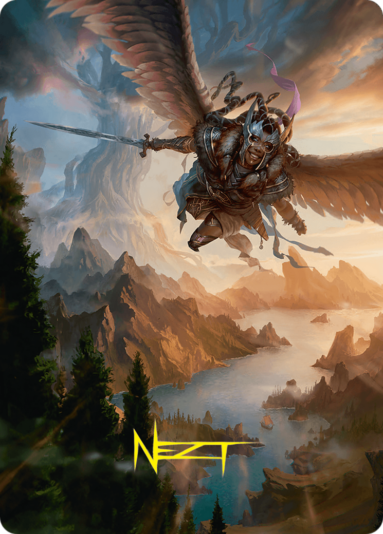 Youthful Valkyrie Art Card (28/54) (Gold-Stamped Signature) [Foundations Art Series] - Magic: The Gathering - Card Brawlers | Quebec | Canada |