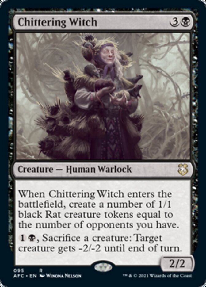 Chittering Witch [Dungeons & Dragons: Adventures in the Forgotten Realms Commander] - Magic: The Gathering - Card Brawlers | Quebec | Canada |