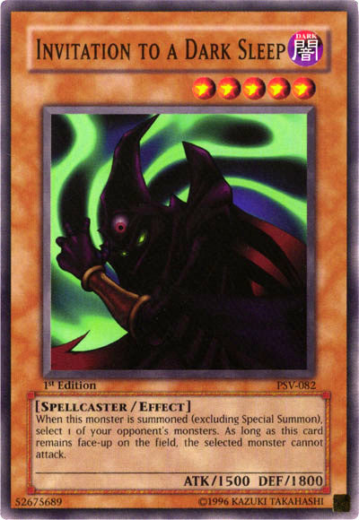 Invitation to a Dark Sleep [PSV-082] Common - Yu-Gi-Oh! - Card Brawlers | Quebec | Canada |