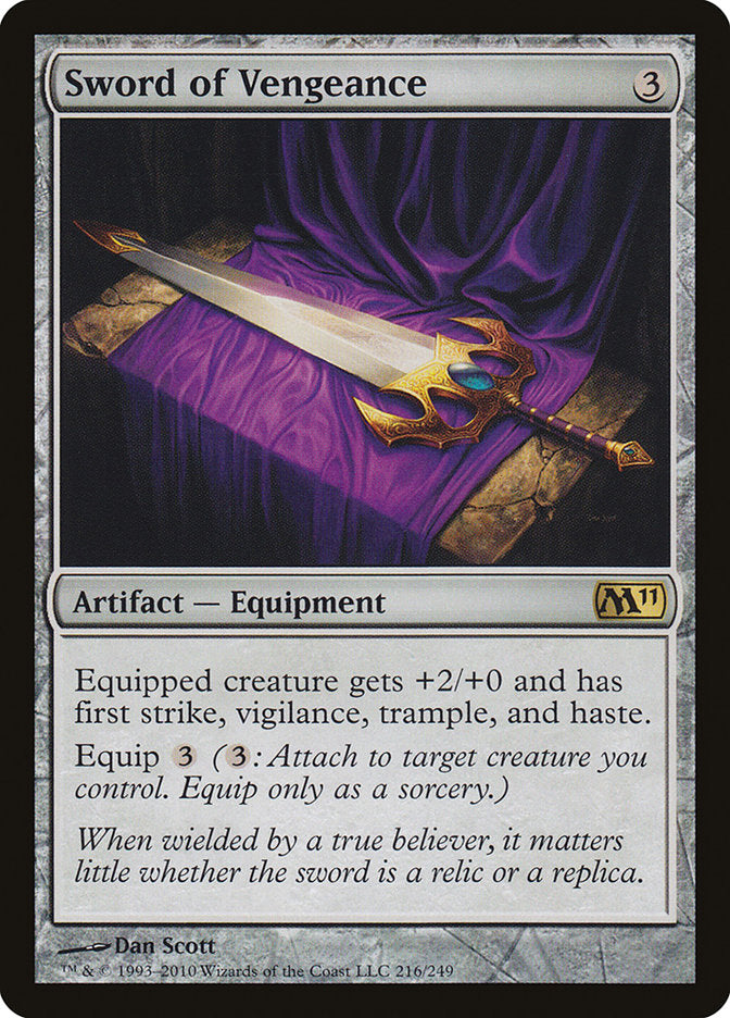 Sword of Vengeance [Magic 2011] - Magic: The Gathering - Card Brawlers | Quebec | Canada |