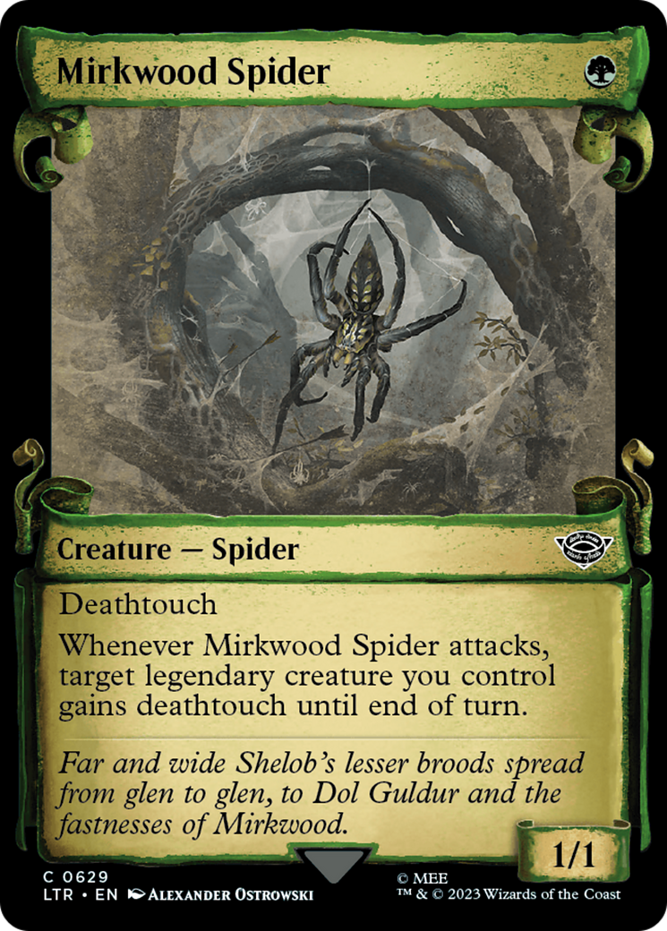 Mirkwood Spider [The Lord of the Rings: Tales of Middle-Earth Showcase Scrolls] - Magic: The Gathering - Card Brawlers | Quebec | Canada |