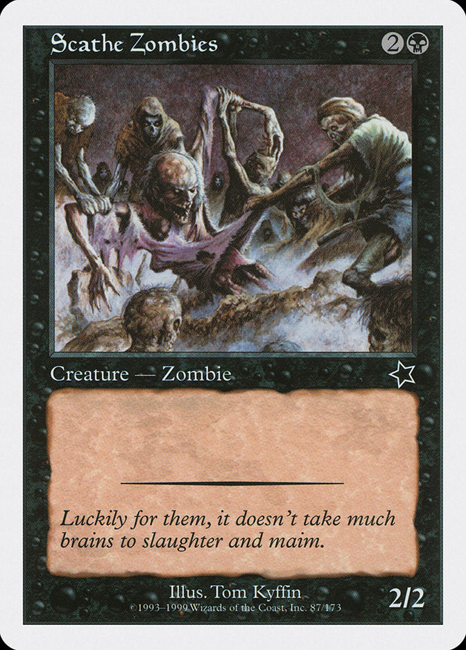 Scathe Zombies [Starter 1999] - Magic: The Gathering - Card Brawlers | Quebec | Canada |